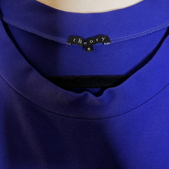 Theory Color Block Sleeveless Sheath Dress Size 8 - Picture 5 of 8